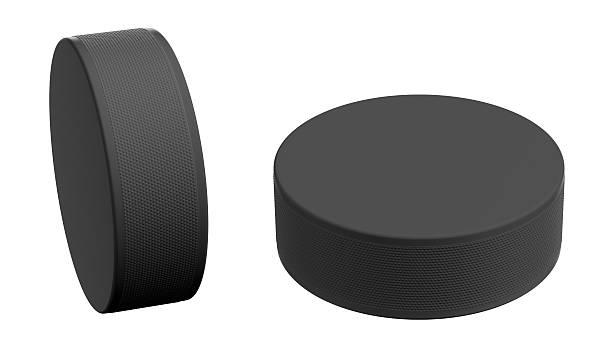 istock Hockey puck isolated 624154562
