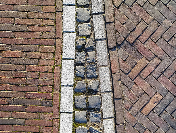 Stone floor texture in the garden. Stone texture background.