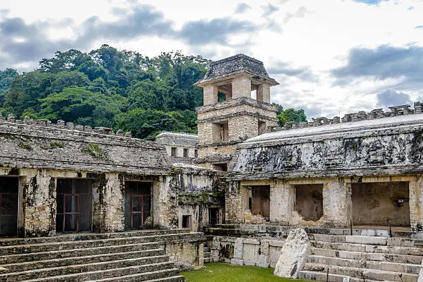 Photo of Palace and observatory - Palenque, Chiapas, Mexico
