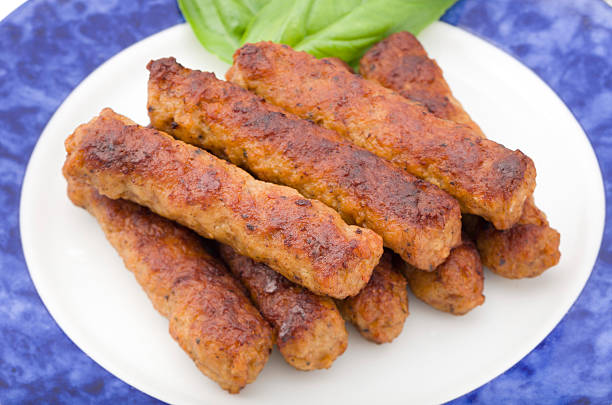 istock Skinless pork sausage 624169026