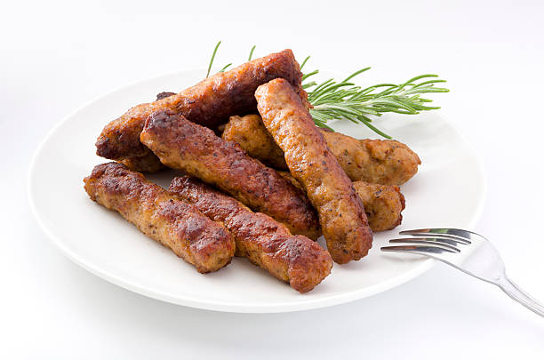 istock Skinless pork sausage 624169354