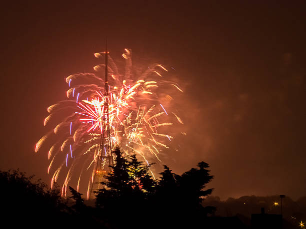 istock Fireworks on the Guy Fawkes Night 624169514