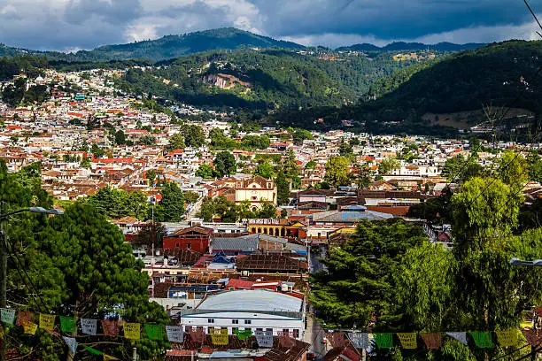 High view of San Cristobal de las Casas - Chiapas, Mexico