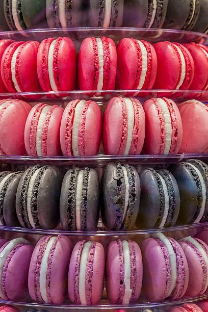 Macarons in Various Color shades
