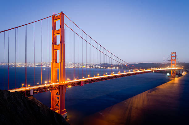istock Golden Gate Bridge in San Francisco California after sunset 624178752
