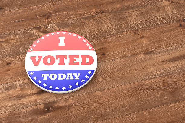 istock I Voted Today pin badge brooch isolated 624179058