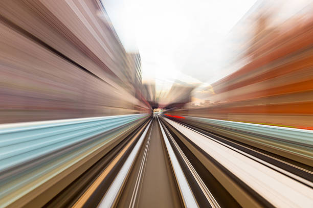 istock Speed motion in urban highway road tunnel 624179060