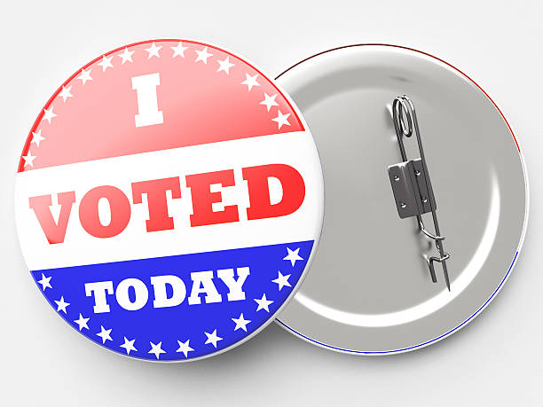 istock I Voted Today pin badge brooch isolated 624179104