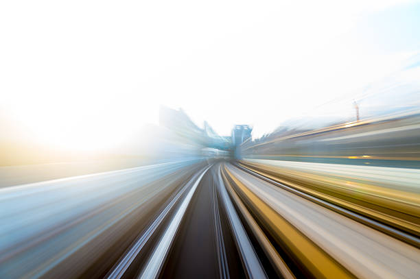 istock Speed motion in urban highway road tunnel 624179648