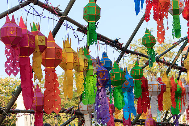 istock Lamps or paper lantern 624182270