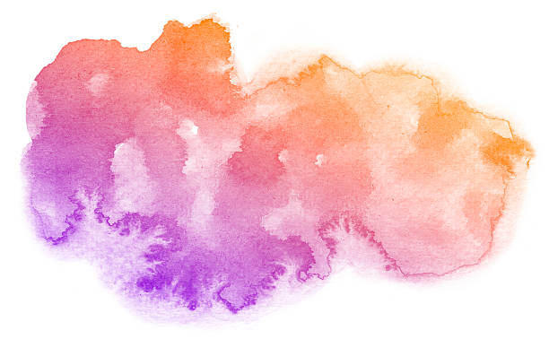 istock Abstract purple watercolor background. 624183152
