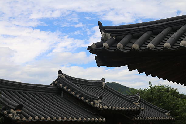 istock Old house edge of the eaves 624184778