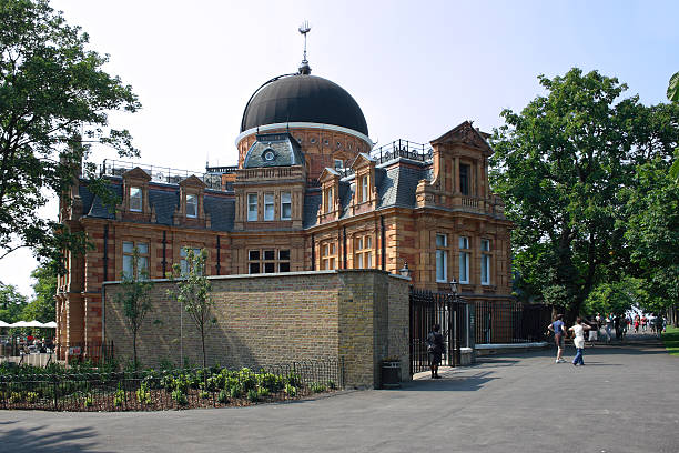 observatorio real en greenwich park - royal observatory fotografías e imágenes de stock