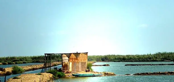 Photo of Small hut and a boat