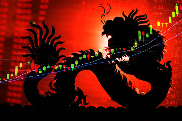 istock China stock market graph ticker 624196330