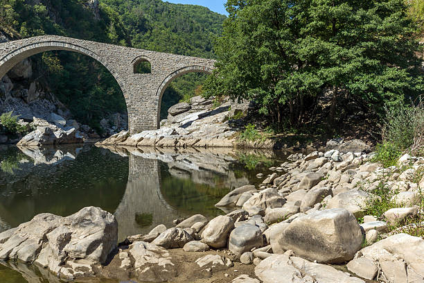 istock Devil's Bridge in Arda river and Rhodopes mountain, Bulgaria 624196982