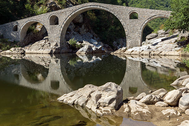 istock Devil's Bridge in Arda river and Rhodopes mountain, Bulgaria 624205256