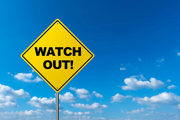 istock WATCH OUT - Road Warning Sign 624206236