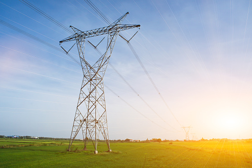 SONY DSChigh voltage post, High-voltage tower.