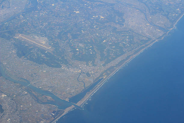 istock View of the ground from airplane window 624223388