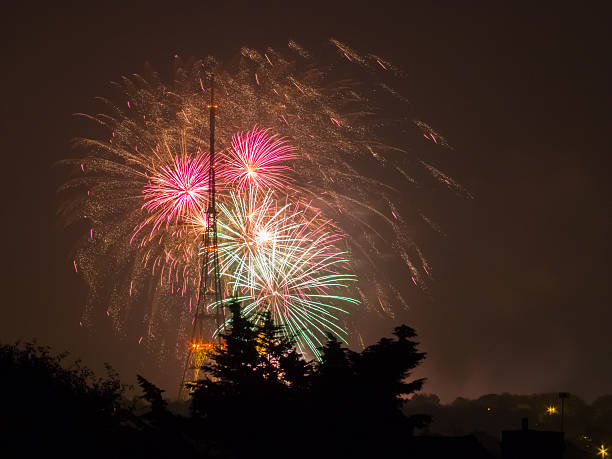 istock Fireworks on the Guy Fawkes Night 624224048