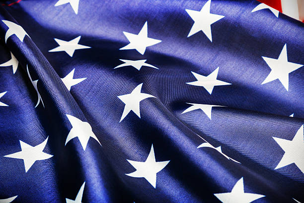 istock stars on the American flag 624249064