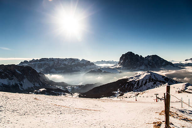 istock Italian Dolomiti ready for ski season 624249174