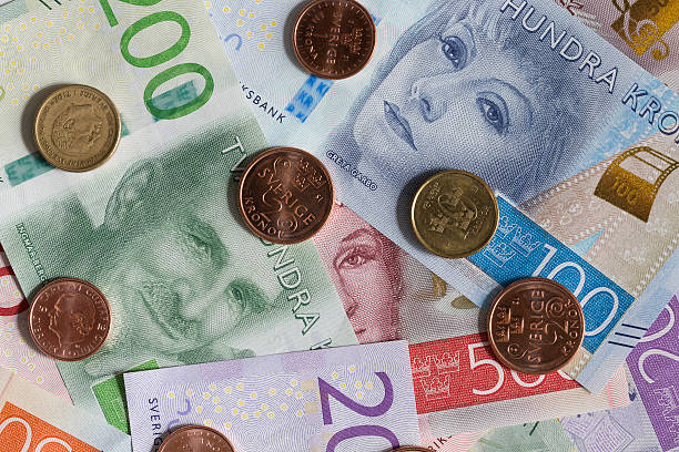 Swedish Currency Close Up