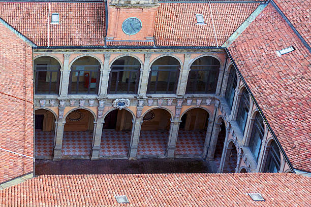 view of archiginnasio - bologna, Italy