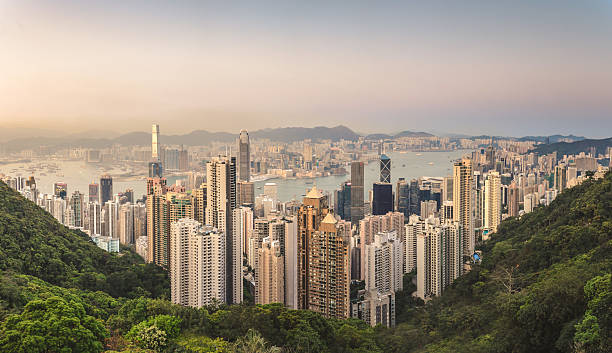 istock Panoramic view of Hong Kong 624265384
