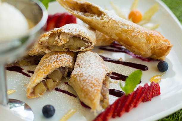 istock Traditional puff pastry strudel 624265840