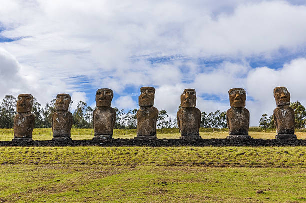 istock Ahu Akivi site in Easter Island, Chile 624266942