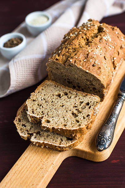 istock homemade bread from whole wheat flour with 624280084