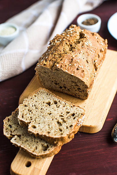 istock homemade bread from whole wheat flour with 624280912