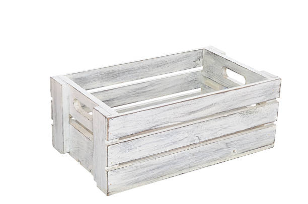 istock White wooden box on white background, clipping path included. 624284434