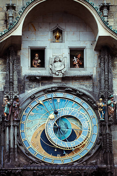 reloj astronómico de praga orloj - astronomical clock fotografías e imágenes de stock