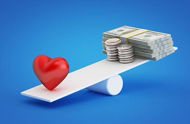 istock Love or money concept 624285700