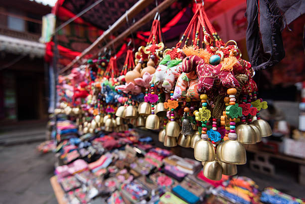 istock Key chains with bells and cloth animals 624286150