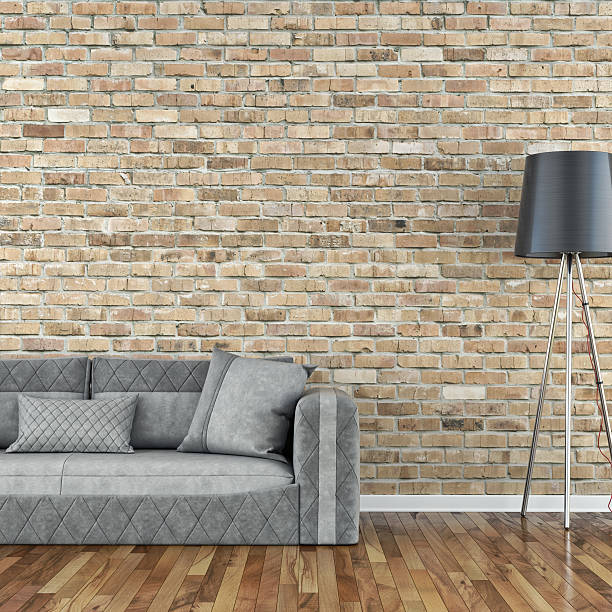 istock Living room with sofa and decoration 624354244