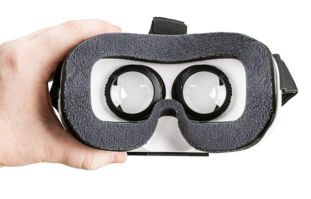 istock hand holding virtual glasses on a white background 624356198