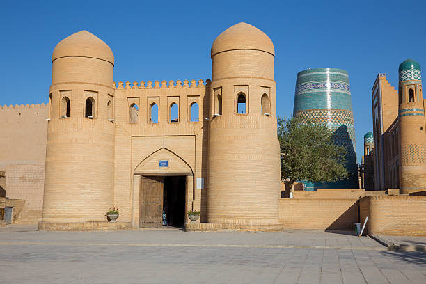 istock West gate of Khiva, Uzbekistan 624390492