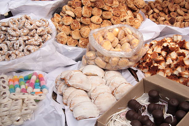 istock Confectionery and biscuits in a market 624391562