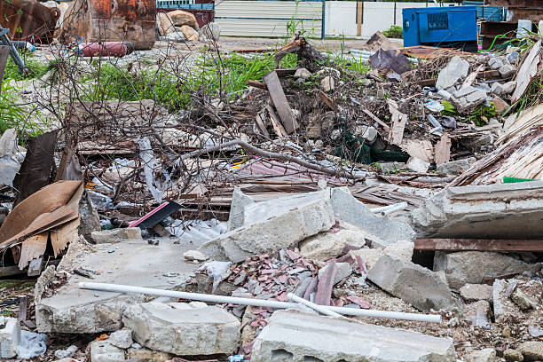 istock Junk site indicating disaster like tsunami, earthquake,tornado or typhoon 624392976
