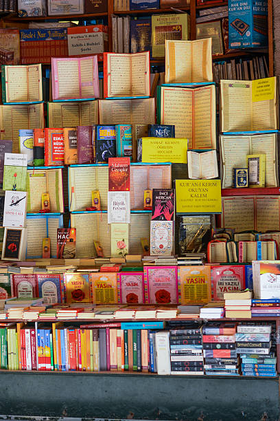 istock Books on the shelves for sale 624405170