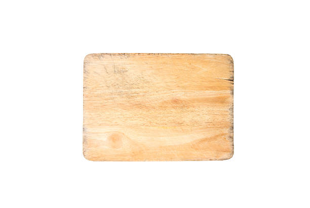 istock Wooden Cutting Board in Isolated on White background. 624408234