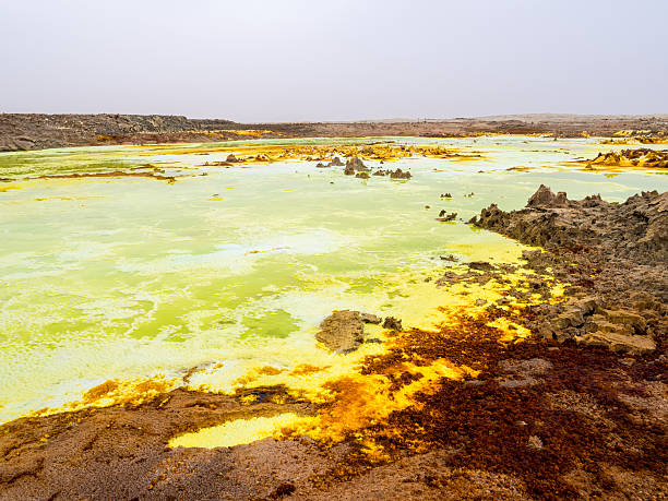 istock Lake Dallol in Danakil Depression, Ehtiopia 624408622