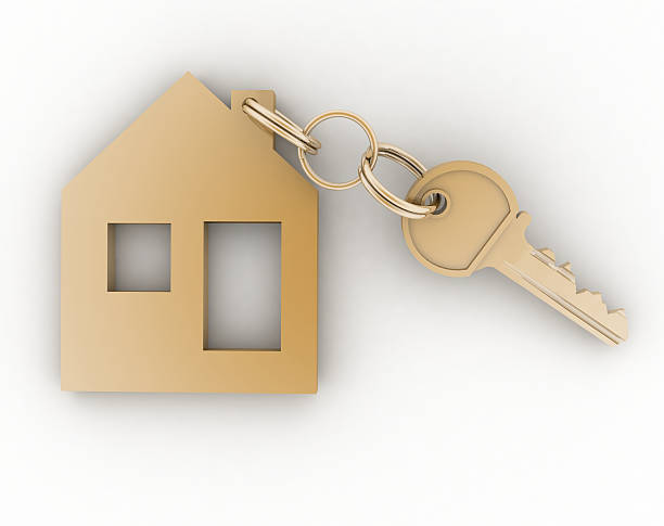 istock House symbol with key. 624426686