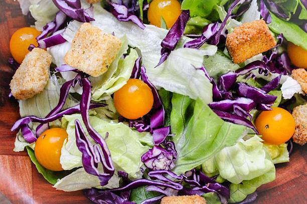 Colorful Garden Salad stock photo