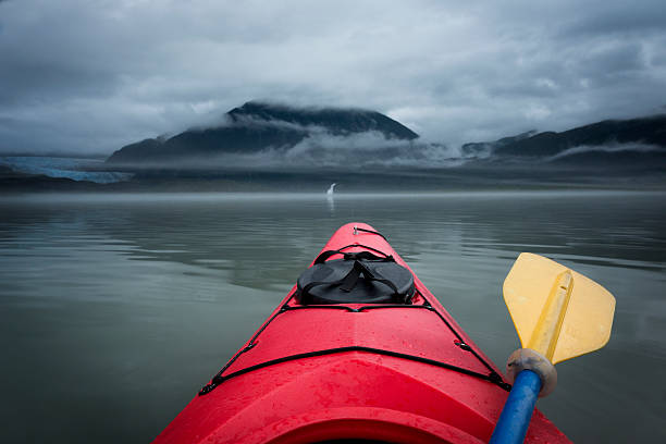 istock Paddling toward Mendenhall Glacier and waterfall 624433838