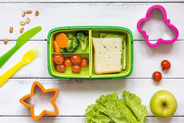 istock kid menu lunchbox for school top view on wooden background 624436018